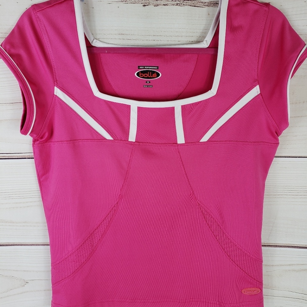 Bolle High Performance Women's Athletic Shirt Tennis Golf Pink sz Medium